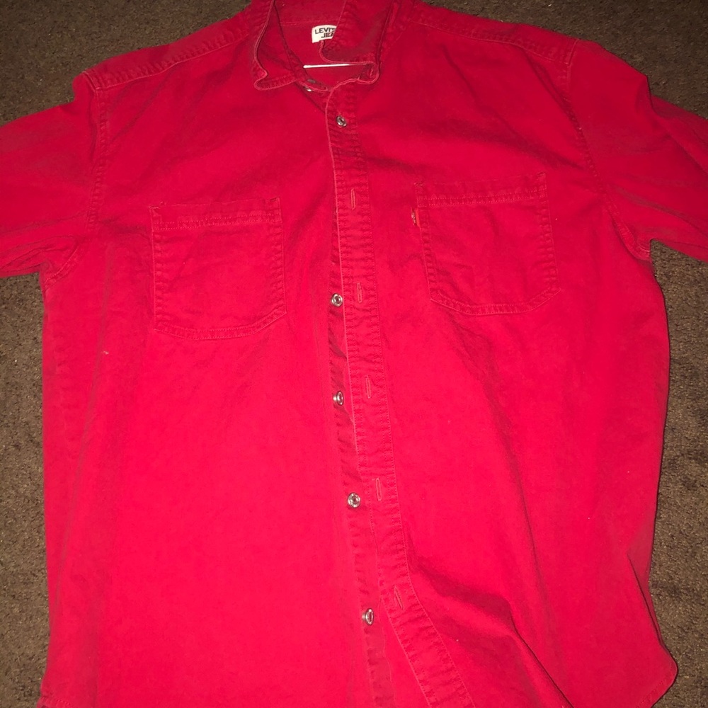 Vintage Levi’s Red Button Down Shirt